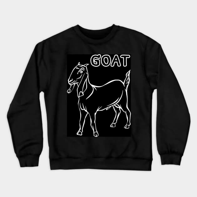 GOAT Crewneck Sweatshirt by Crystal6789